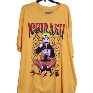 Naruto Shippuden‎ Gold Ramen T Shirt Men's 3X NWOT